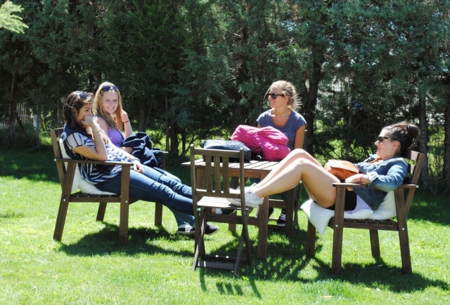 Momento de relax en la finca